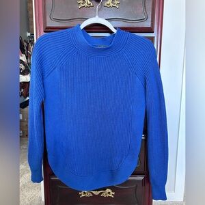 Lord & Taylor Blue Crew Neck Sweater